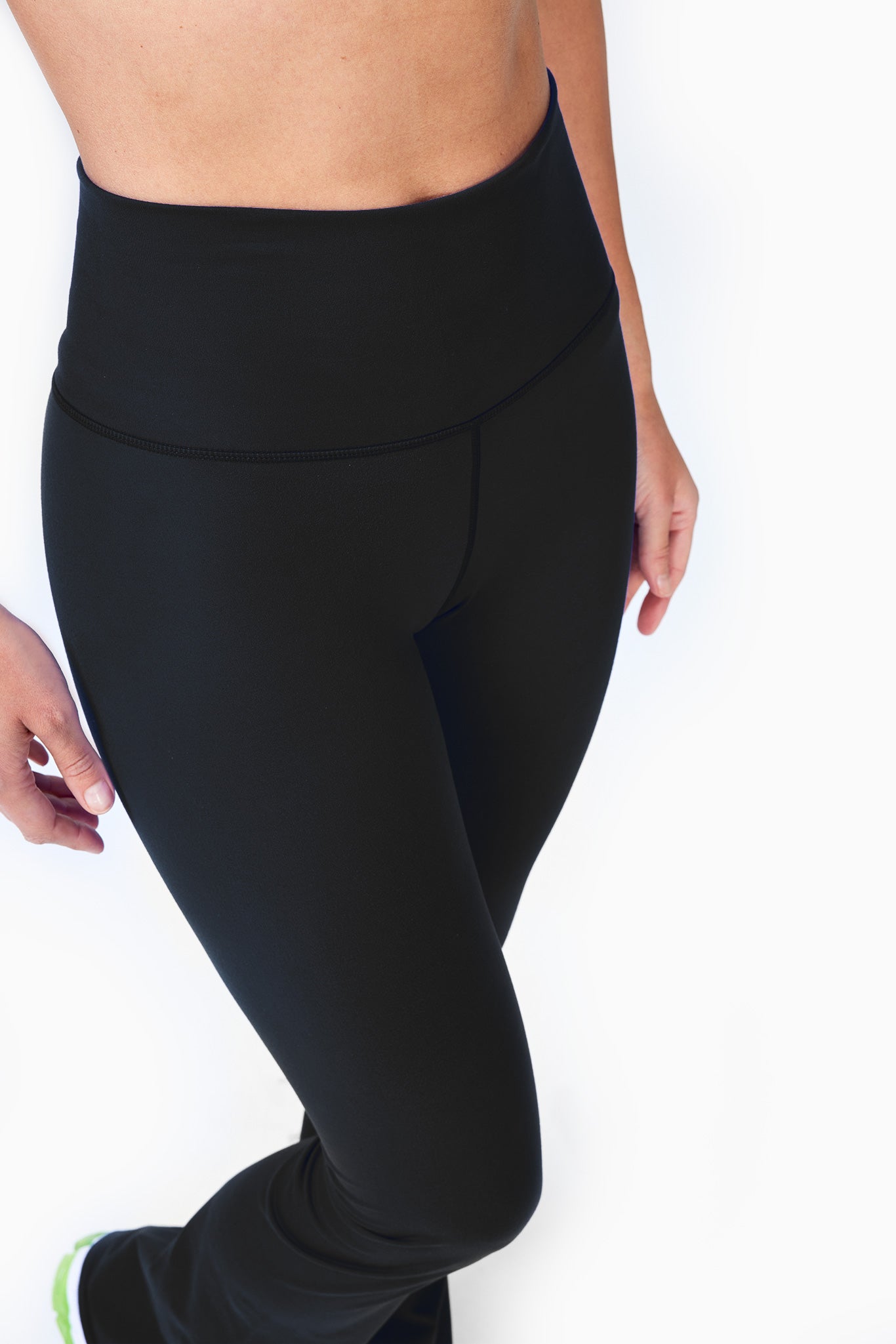 Buy WEEKEND WORKOUT HUGGED FIT BLACK YOGA PANTS for Women Online in India